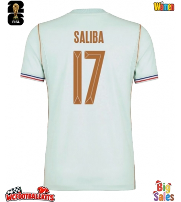 France William Saliba #17 Replica Away Stadium Shirt for Women World Cup 2026 Short Sleeve